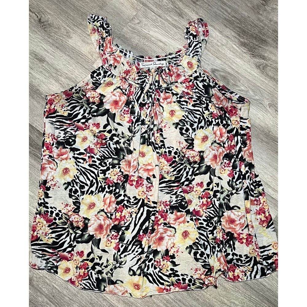 French laundry women's‎ extra large floral tank top